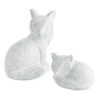 Lazing Foxes, Set Of 2 For Sale