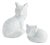 Lazing Foxes, Set Of 2 For Sale