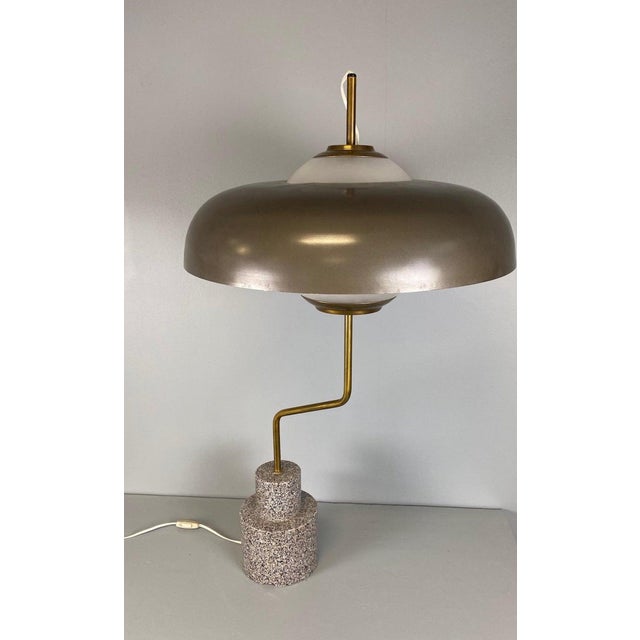 1950s Large Mikado Table Lamp by Luigi Caccia Dominioni for Azucena, 1950 For Sale - Image 5 of 14