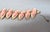 1950s Vintage 1950s Signed Napier Goldtone Pink Resin Bracelet For Sale - Image 5 of 8