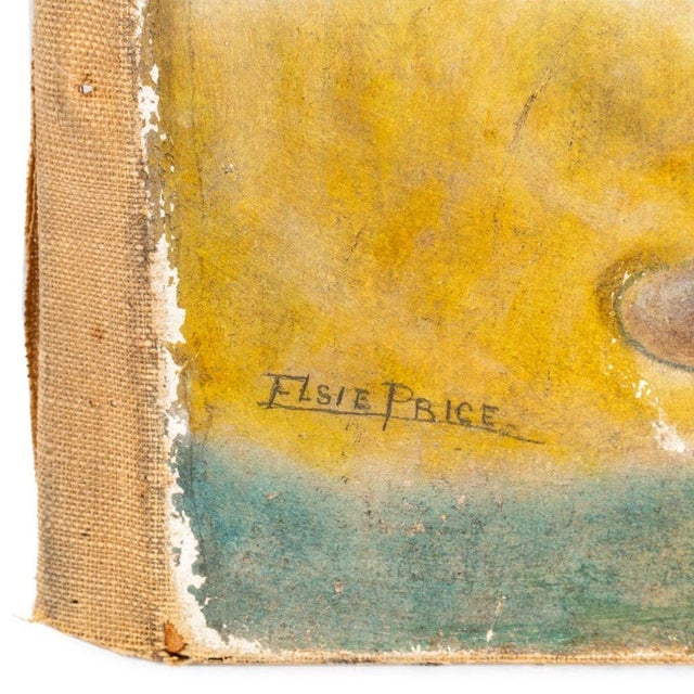 Elsie Price Seated Female Nude Oil on Canvas For Sale - Image 4 of 6