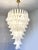 Glass Contemporary Frosted “Selle” Murano Glass Chandelier in Mazzega Style by Simoeng For Sale - Image 7 of 8