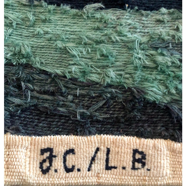 Early 20th Century Early 20th Century (after) Arthur Dove, Handmade Wool Tapestry Abstract American Modernist Arthur Dove Aubusson Style For Sale - Image 5 of 12