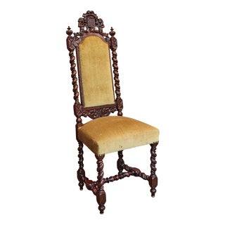 Neo-Renaissance Chairs with Coats of Arms, Set of 2 For Sale