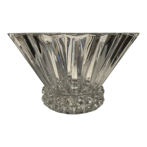 Art Deco Rosenthal Crystal Fluted Bowl- Late 20th C.