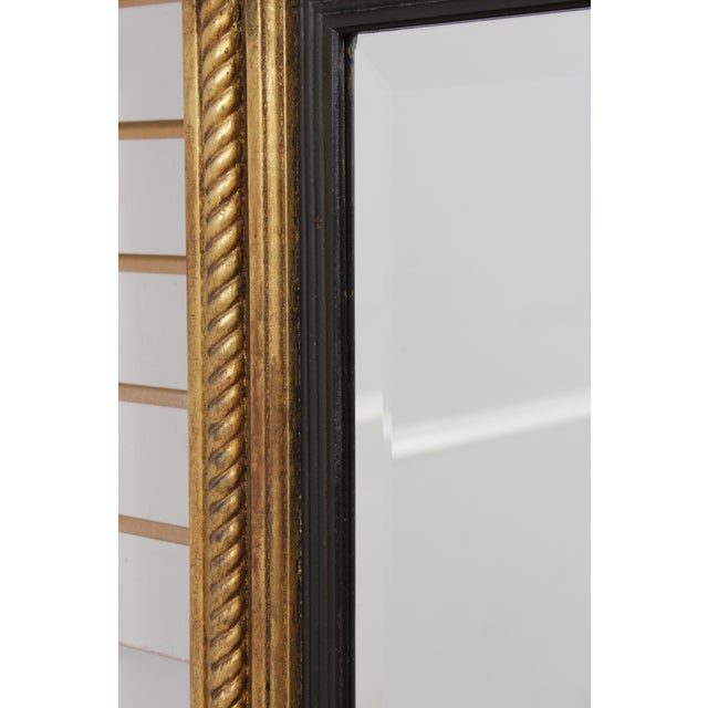 Friedman Brothers Gold Framed Urn & Flower Carved Trumeau Mirror For Sale - Image 12 of 16