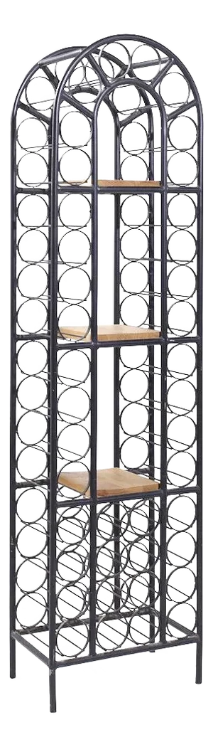 Arthur Umanoff Mid Century 40 Bottle Tall Iron Wine Rack