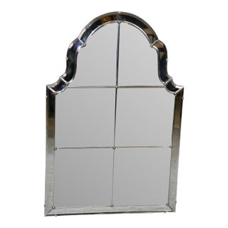 Vintage Multi Panel Hollywood Regency Style Mirror For Sale