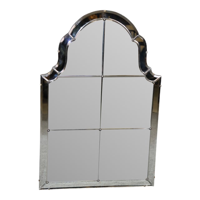 Vintage Multi Panel Hollywood Regency Style Mirror For Sale