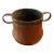 Large Hand Forged Antique Copper Vessel For Sale