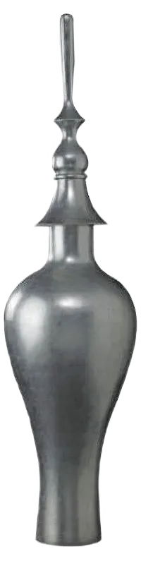 Silver Leaf Color Resin Baba-Ali Vase from VGnewtrend