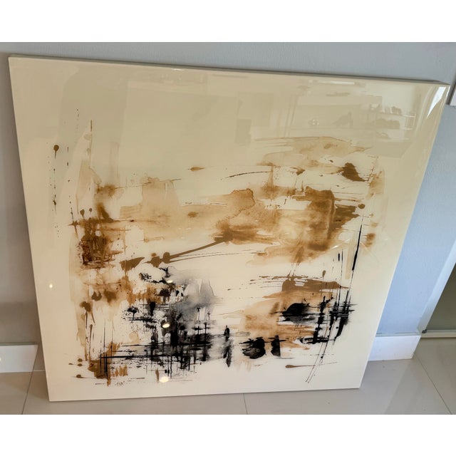 Printmaking Materials Gloss Print “Color Turmoil IV " by Sara Brown For Sale - Image 7 of 7