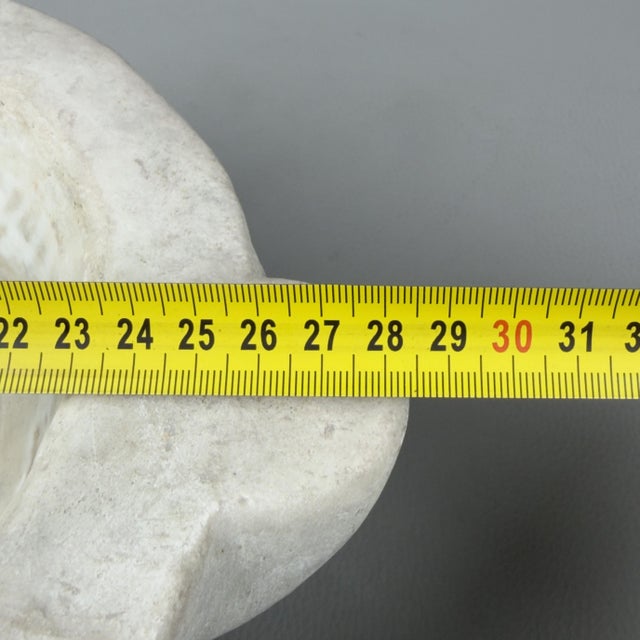 Antique White Marble Mortar, 1800s For Sale - Image 9 of 11