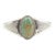 Southwestern Sterling Silver and Turquoise Cuff Bracelet For Sale