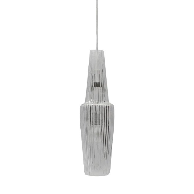 Venezia Pendant Lamp in Glass by Aloys Gangkofner for Peill & Putzler, 1950s For Sale