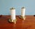Mid-Century Modern Mid-Century Modern Bedside Lamps in Brass and Cream Opaline Glass, 1950, Set of 2 For Sale - Image 3 of 16