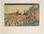 "The Kaminarimon at the Kanseon Temple in Asakusa" - Original Japanese Print Japanese Print "The Kaminarimon at the...