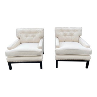 Pair of Mid-Century Modern Club Chairs For Sale
