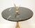 Contemporary 1998 Contemporary Forged and Gilt Gold Steel and Black Marble Occasional Table by Maurice Beane Studios For Sale - Image 3 of 8