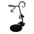 Mid 20th Century Mid 20th Century Austrian Hand-Blown Crystal Wine Aerator Decanter & Wrought Iron Stand – 23" For Sale - Image 5 of 12