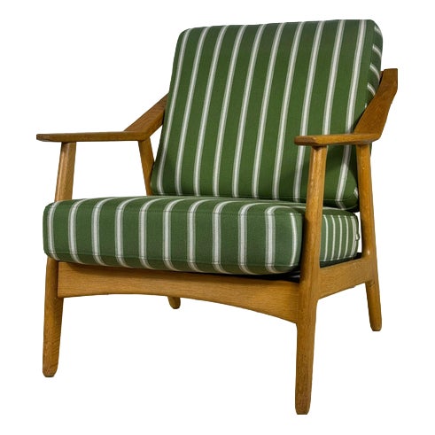 Mid-Century Modern Danish Teak and Oak Frame Armchair from Brockmann-Petersen, 1950s-1960s For Sale