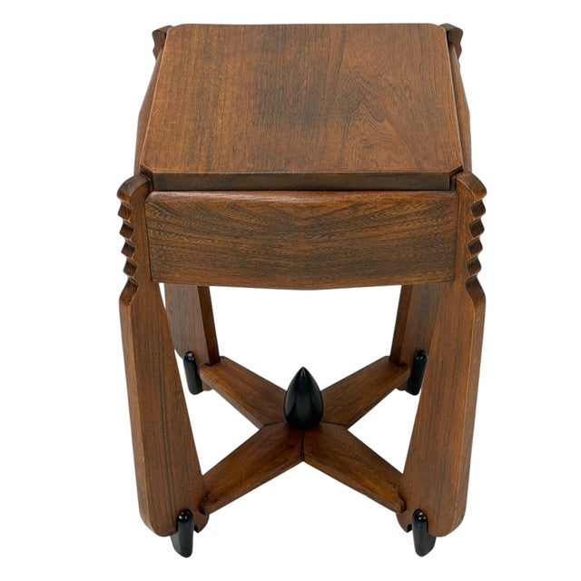 Art Deco Amsterdam School Side Table from Architect Christiaan Bartels, 1920s For Sale - Image 12 of 17