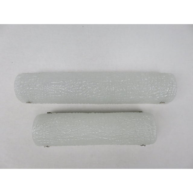 Mid-Century Modern Vintage Glass Wall Lights from Kaiser Leuchten, 1970s, Set of 4 For Sale - Image 3 of 18