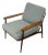 1950’s Mid-Century Modern Baumritter Metal & Wood Lounge Chair For Sale