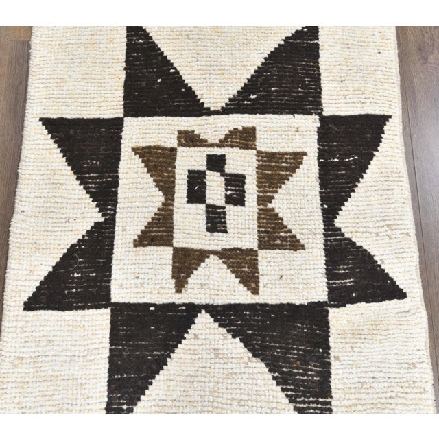 Vintage Turkish Hand-Knotted Runner For Sale - Image 4 of 8