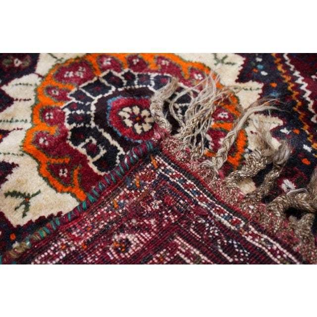 Vintage Shiraz Rug 7'0'' X 10'7'' For Sale - Image 10 of 11