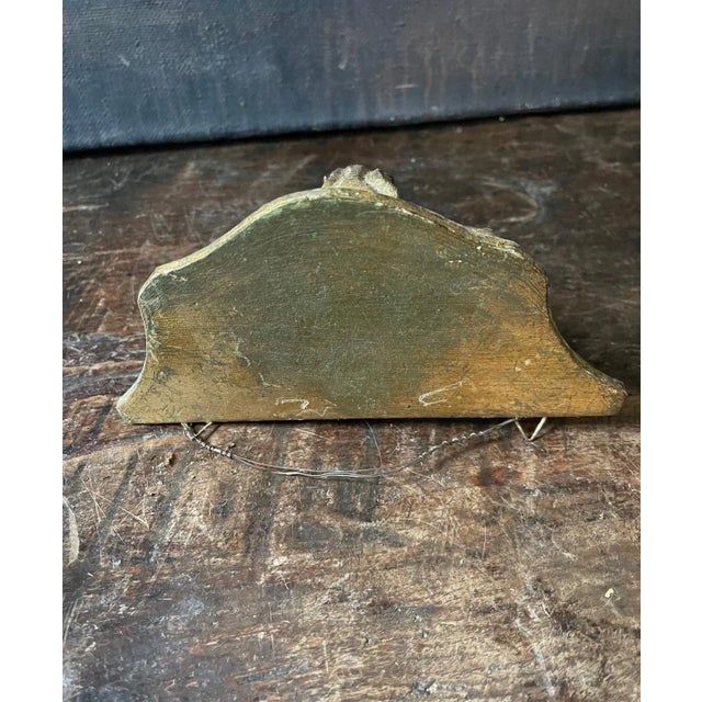 Vintage Italian Gold Gilt Wall Shelf For Sale - Image 4 of 7