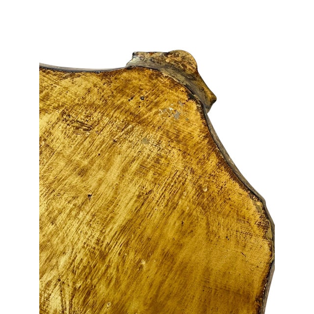 Vintage Italian Florentine Gilt Wood Tray For Sale - Image 6 of 10