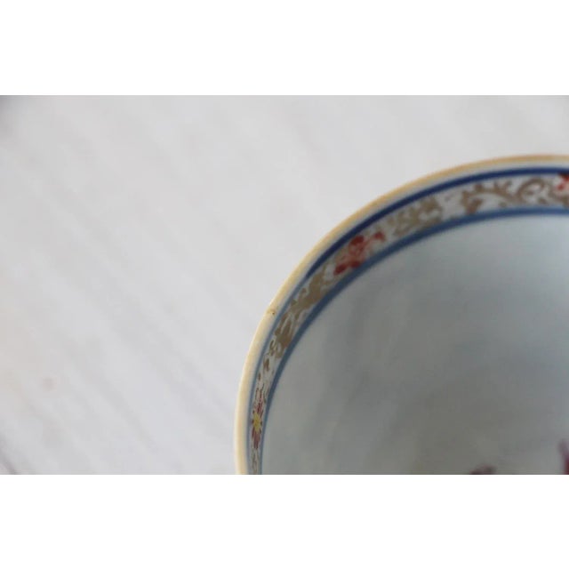 Ceramic 18th Century Qianlong Porcelain Bowl Depicting Scenes For Sale - Image 7 of 13