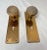 Pair of Antique Gilt Bronze Brass Music Microphone Shaped Door Handles Hardware For Sale - Image 10 of 12