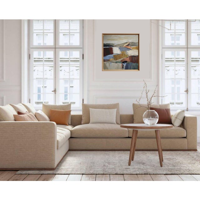 Equilibre Des Strates, Abstract Landscape, Contemporary, Framed by Sophie Dumont For Sale - Image 9 of 9