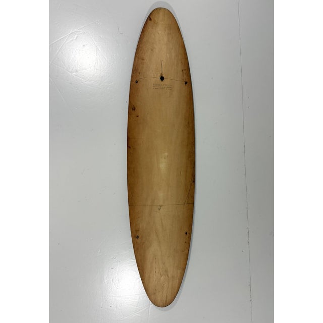 Brown Vintage Bended Wooden Wall Mirror by Mobili Polli, Italy, 1950s For Sale - Image 8 of 13
