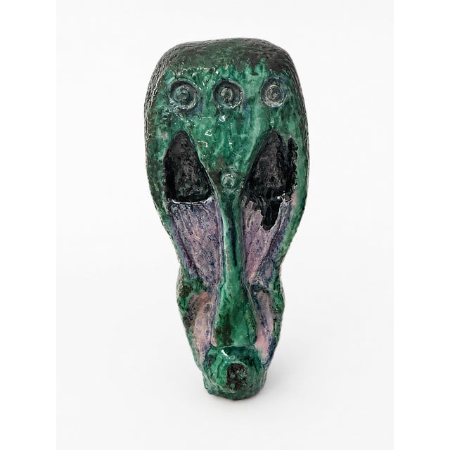 Ceramic French Brutalist Ceramic Totem Sculpture, 1970s For Sale - Image 7 of 7