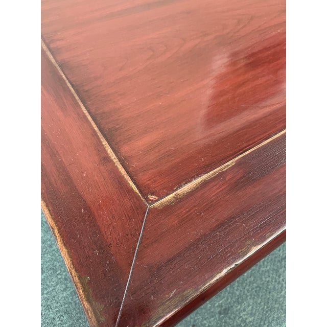 Ethan Allen Ming Dynasty Red Coffee Table Chairish