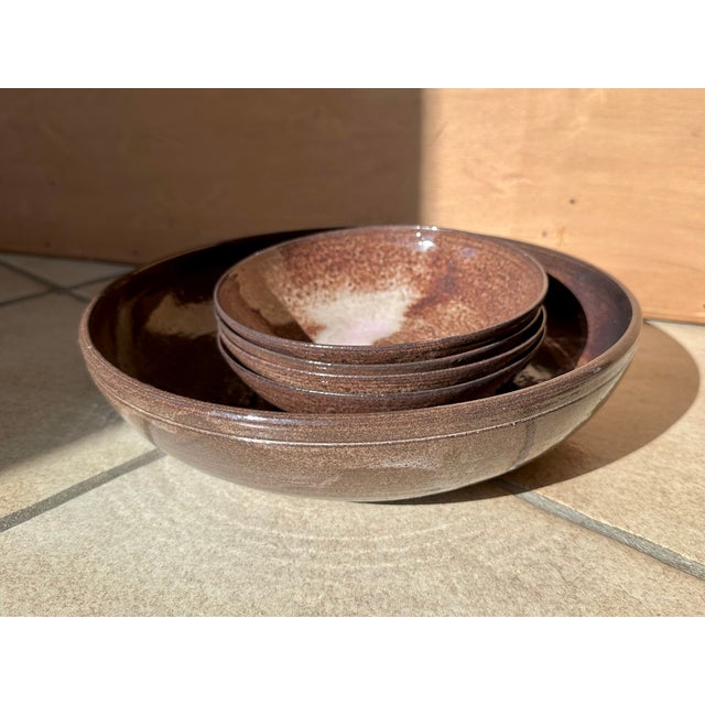 Handmade Bowls from Serocka, Germany, 1970s, Set of 5 For Sale - Image 14 of 15