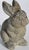 This delightful reconstituted stone rabbit garden ornament captures the quiet charm of a classic garden figure, shown...