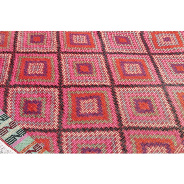 専用になりました　113×204 ViNTAGE TURKiSH RUG Oversized Vintage Turkish Hand Knotted Area Rug 113”x152