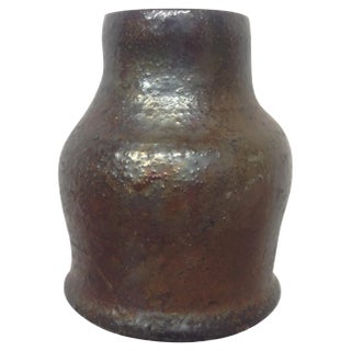 Massier Style Iridescent Art Pottery Vase For Sale