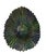 Turkish Vintage Turkish Feather Mandala Art Glass Centerpiece Bowl For Sale - Image 3 of 12