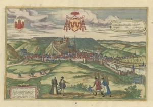Huy in Present Day Belgium, 1580, Paper