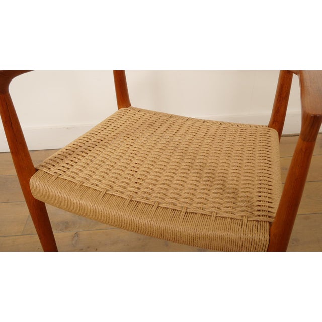 Vintage Teak Model 57 Dining Chair by Niels Otto Moller for J.L. Møllers, 1960s For Sale - Image 11 of 13
