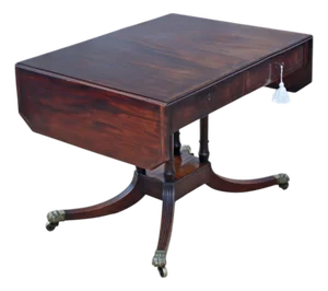 Antique Regency Mahogany Pedestal Side Table, 1825