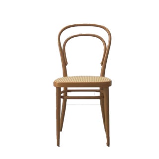 Bentwood Chair with Viennese Caning by Michael Thonet for Wohnbedarf, 1960s For Sale