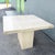 Italian Vintage Italian Travertine Square Top Dining Table For Sale - Image 3 of 11