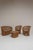 Beautiful and highly decorative Swedish rattan lounge set from the 1970s, consisting of a two-seater bench, two matching...