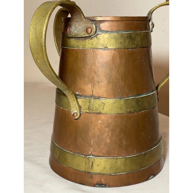 Antique 1906 3Handle Beer Stein Copper Brass Camera Club Photograph Award Trophy For Sale - Image 11 of 14